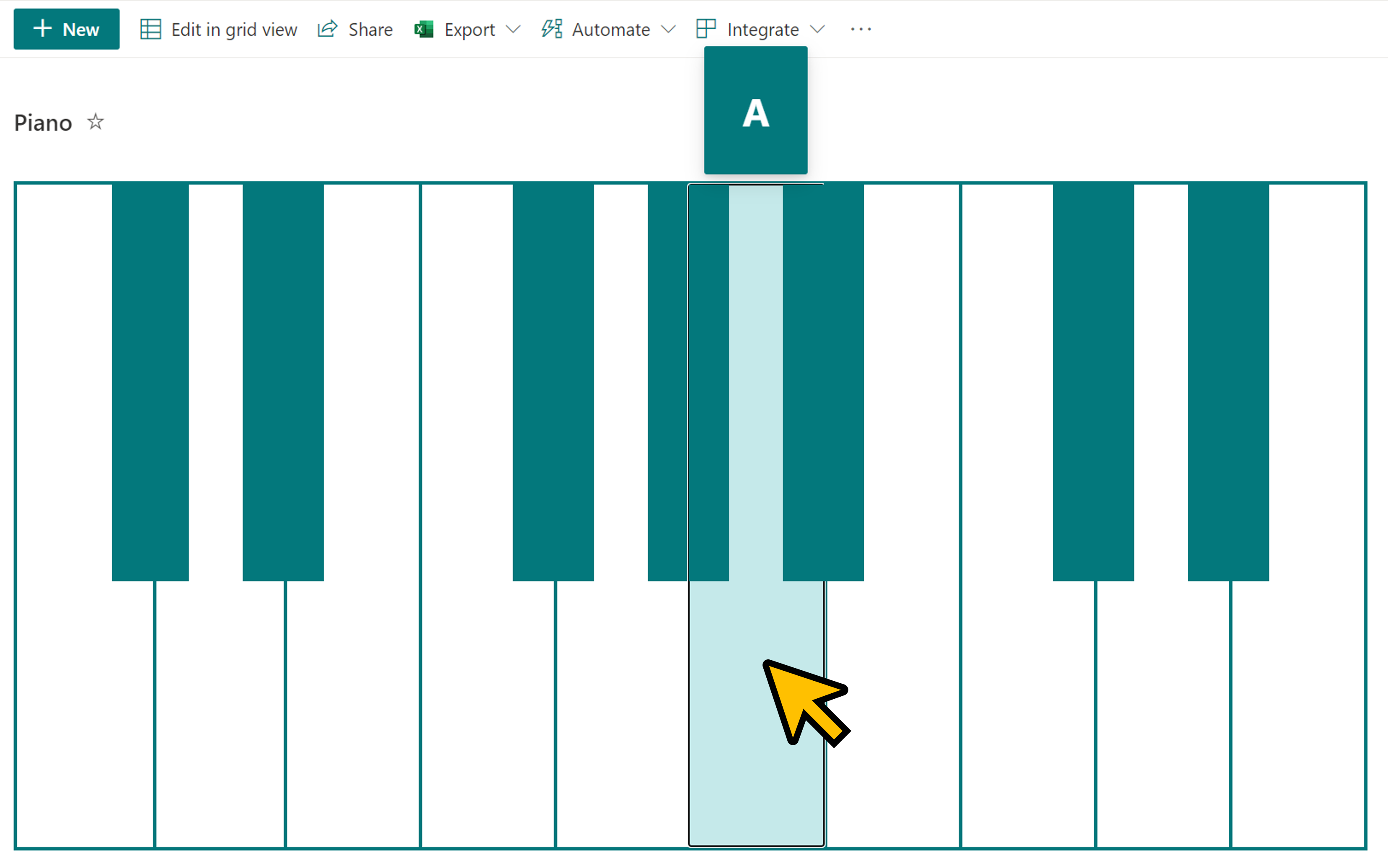 Piano preview