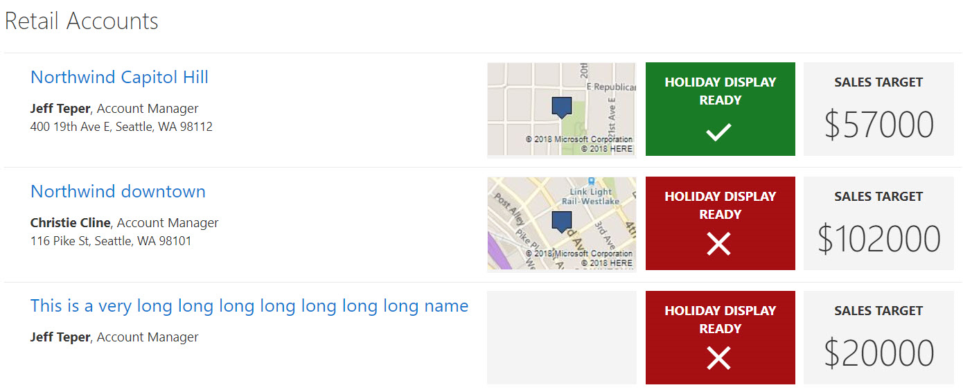 Retail Accounts preview