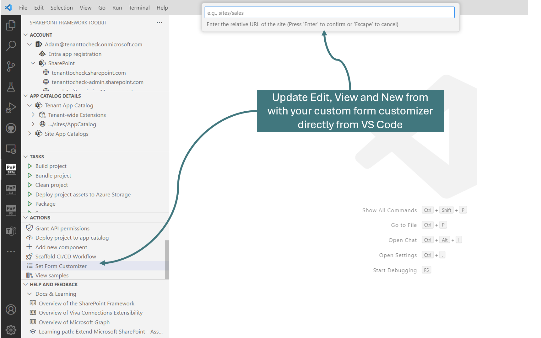 Set Form Customizer