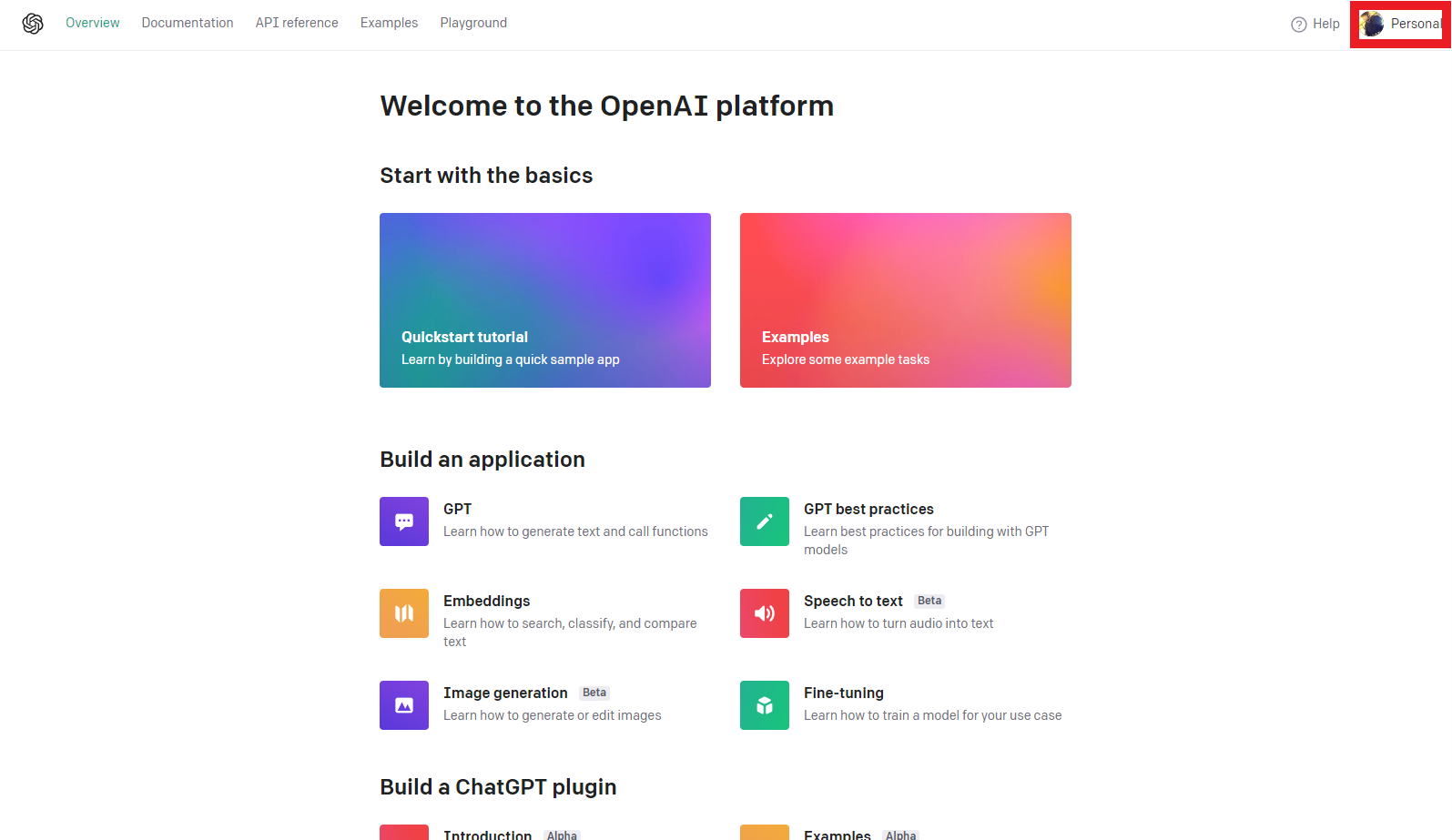 OpenAI platform