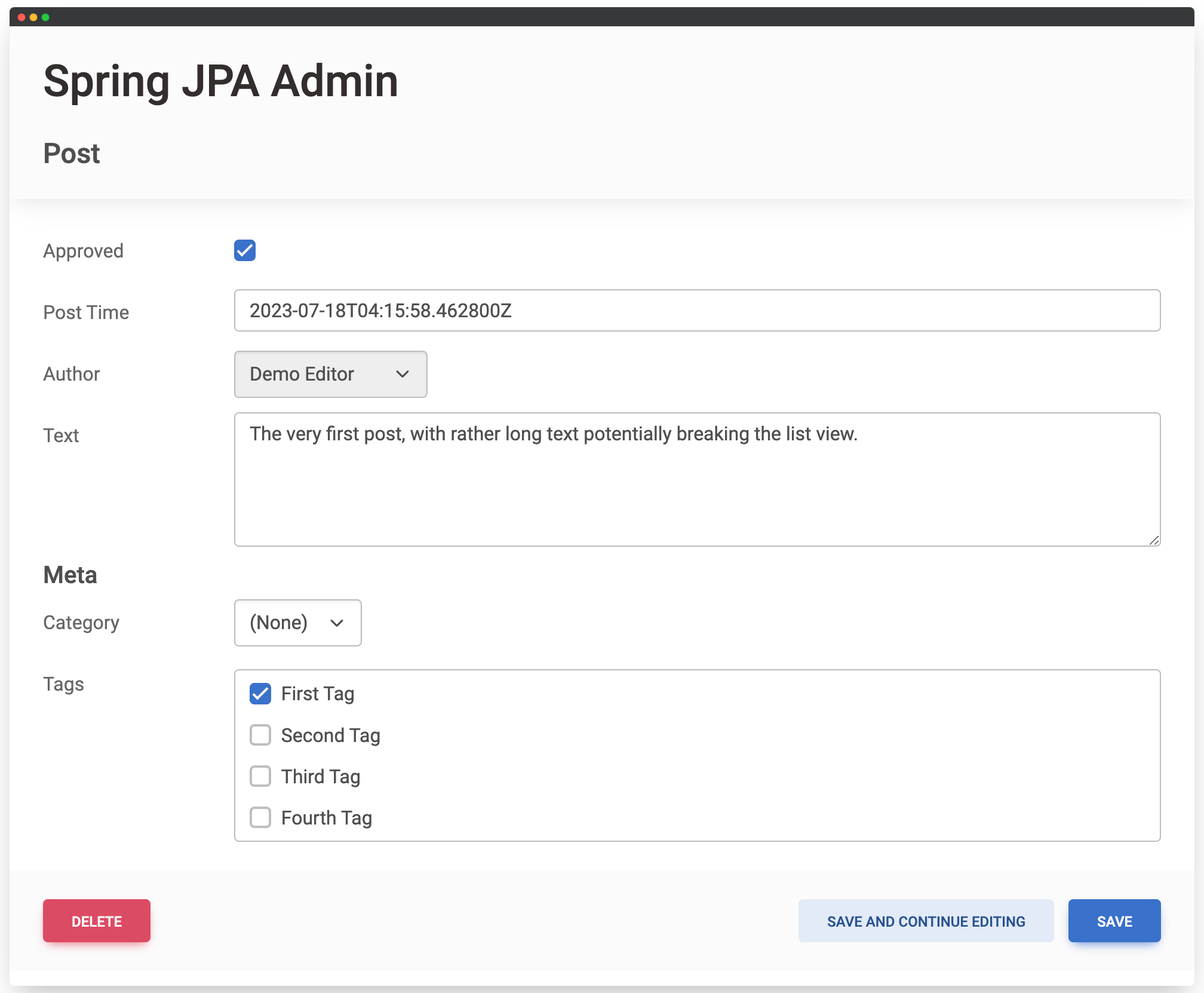 Edit Form with custom templates