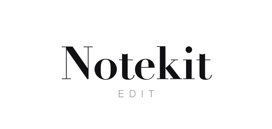 Notekit Edit