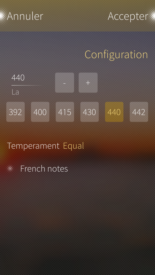 Screenshot of harbour-sailtuner