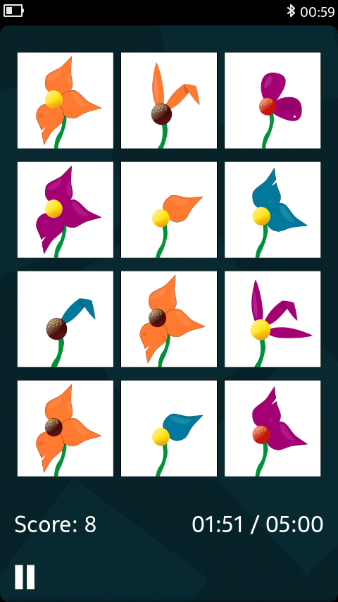 Screenshot of petals