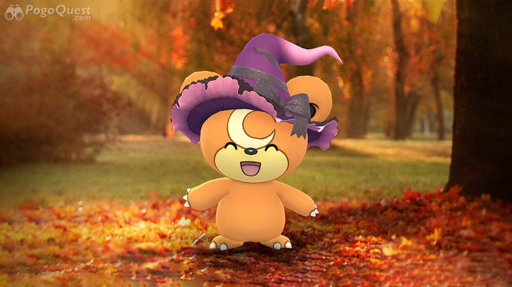 spotlight hour teddiursa witch hat bruja hora destacada