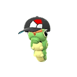 caterpie pokeball hat