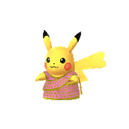 Pikachu Saree