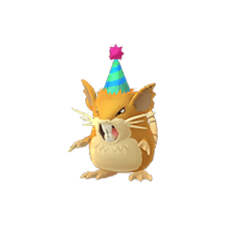 Raticate party hat