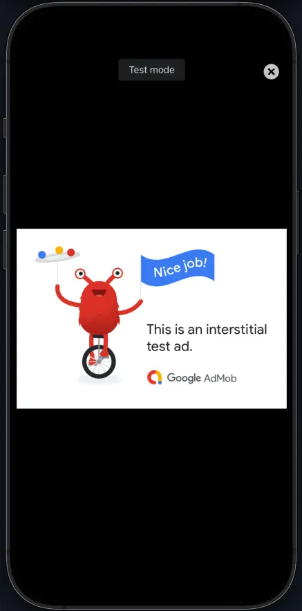 Interstitial Ad