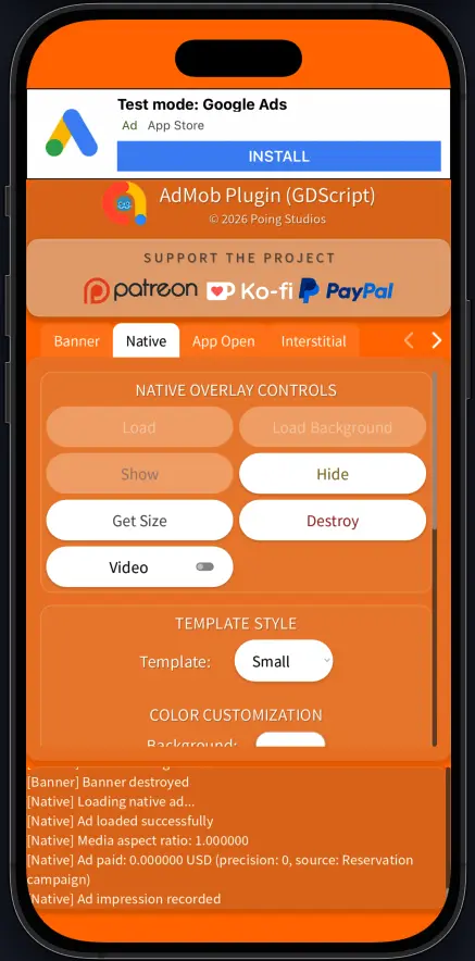 Native Small Ad