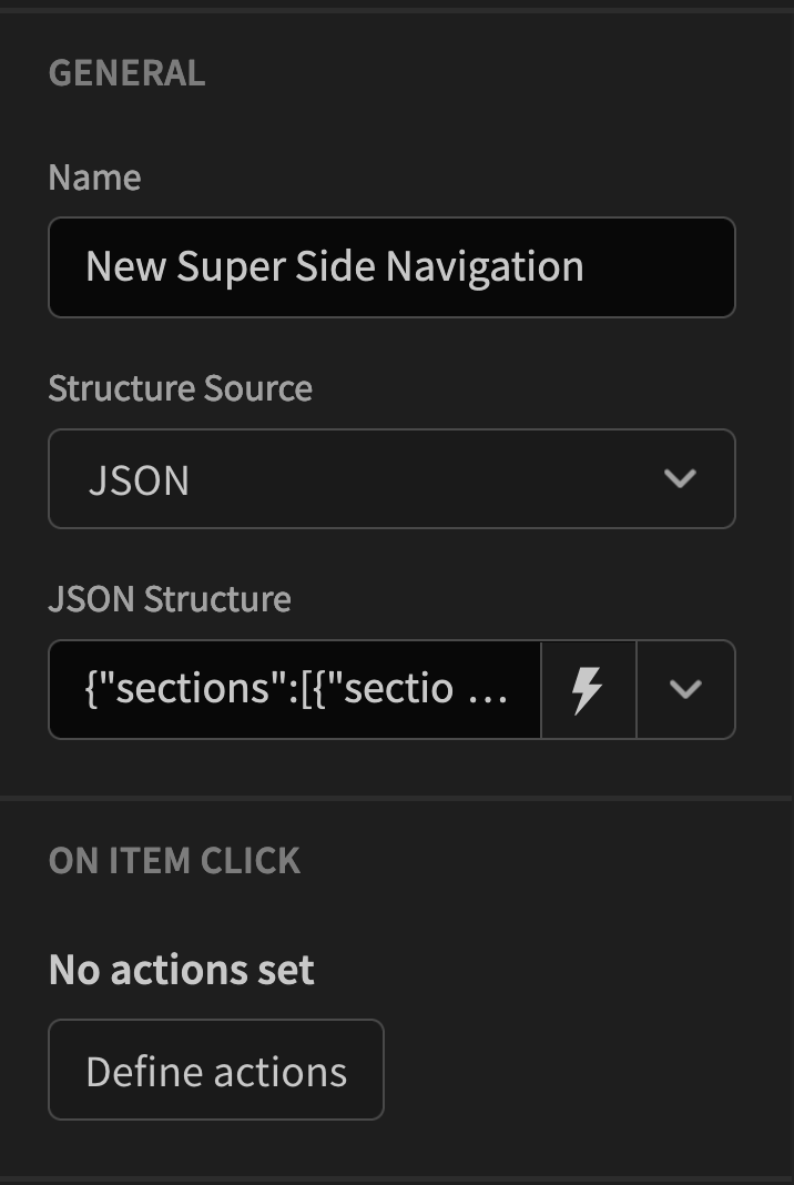 source JSON 