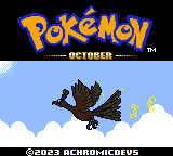 Pokémon October (DEMO 1 RELEASE)