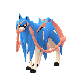 Illustration de Zacian dans Pokémon GO