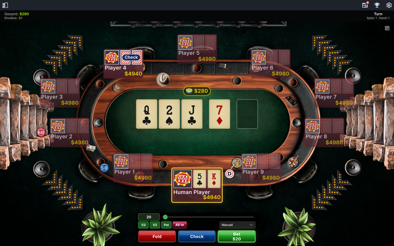 PokerTH table