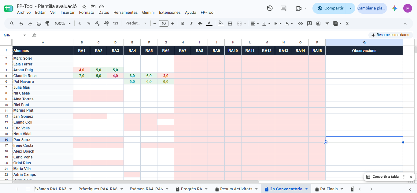 Demostració 8 de FP-Tool