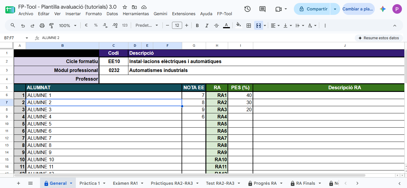 Inici FP-Tool