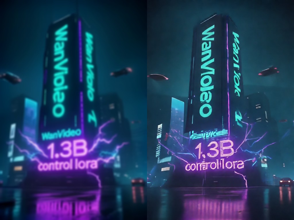 WanVideoWrapper 1.3B Control LoRA