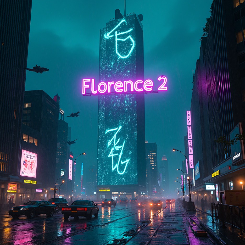 Florence2 Detailed Caption to FLUX Pipeline