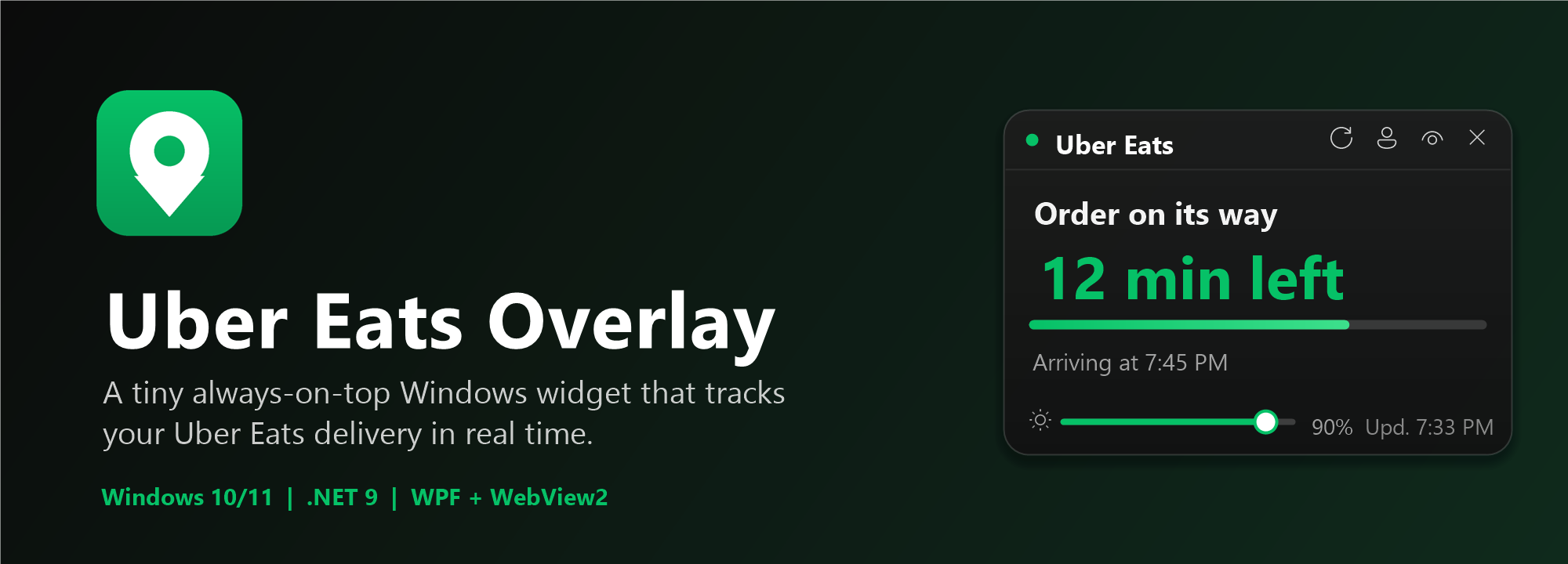 Uber Eats Overlay