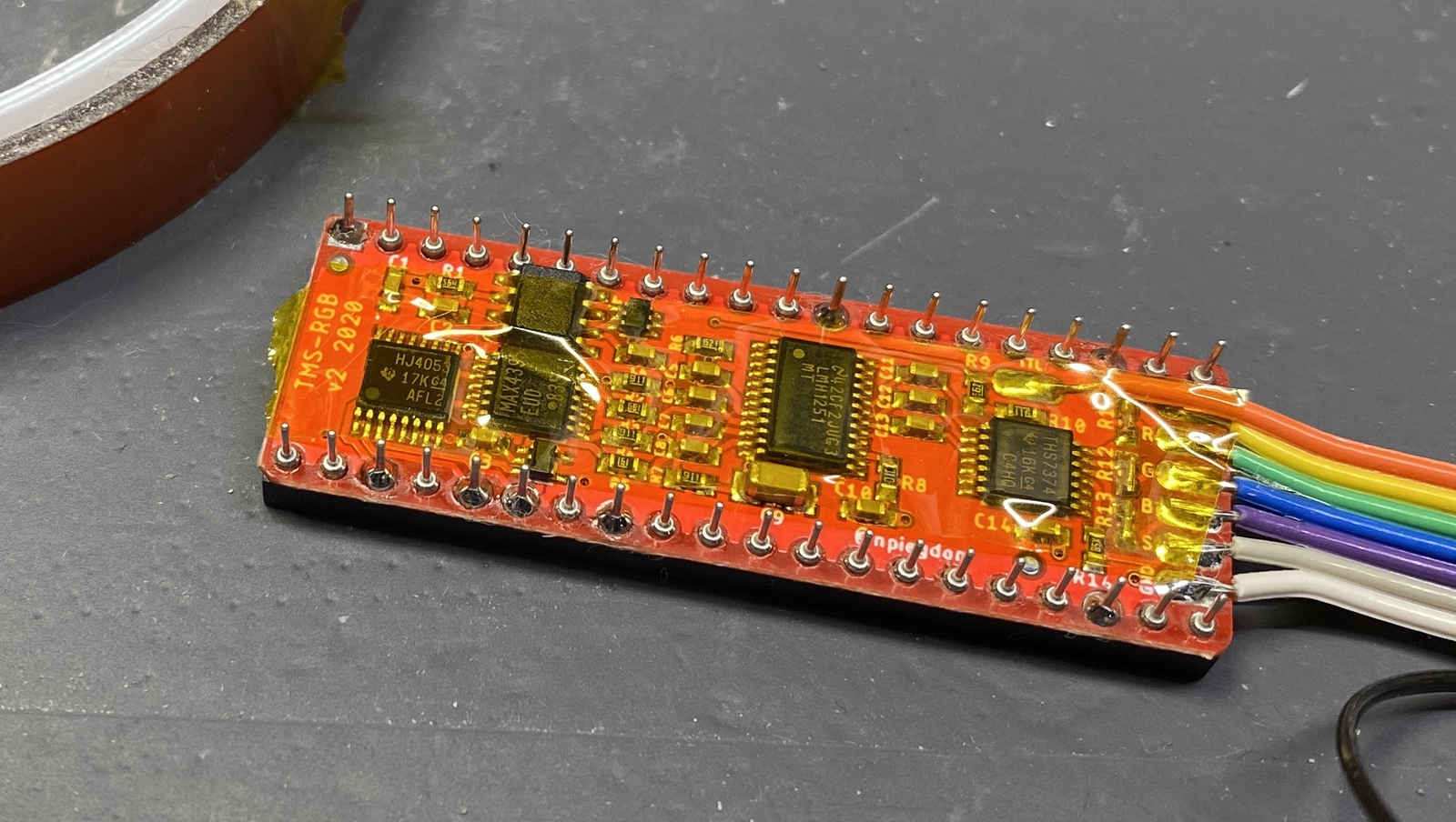 Assembled TMS-RGB with Kapton insulation
