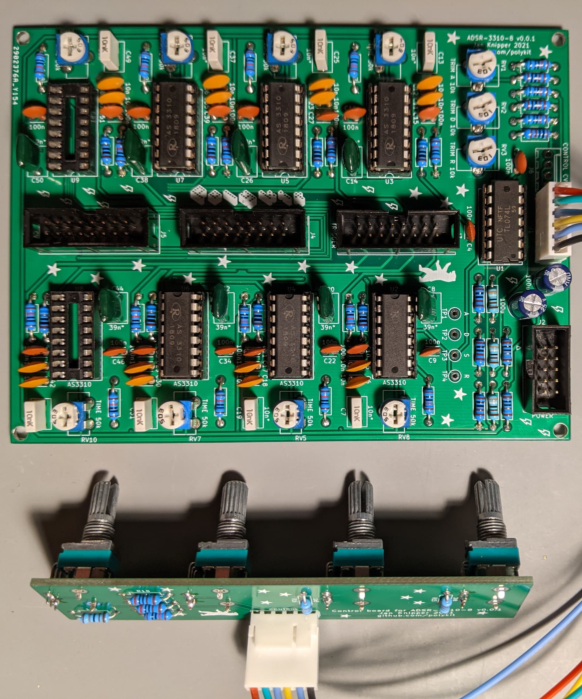 Control board for ADSR-3310-8, from the project README