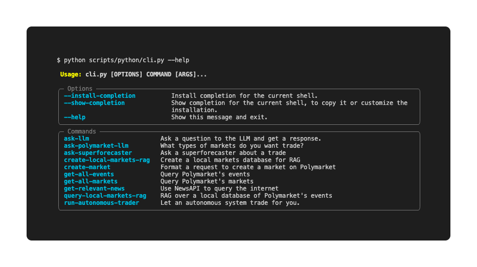 Polymarket Agents CLI