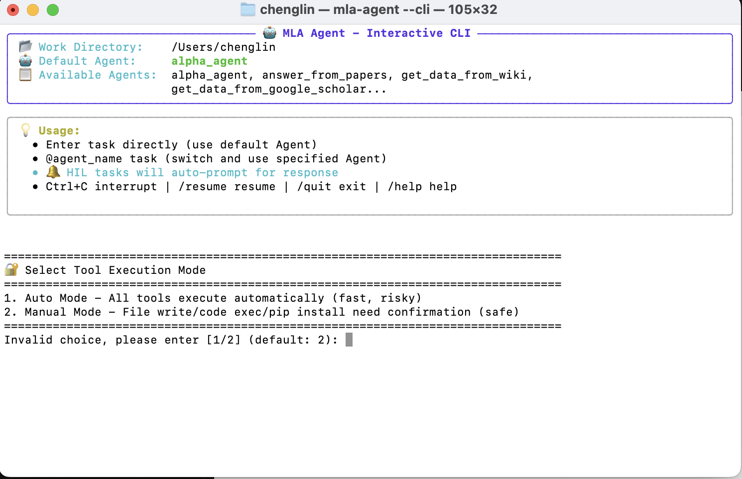 CLI Tool Mode