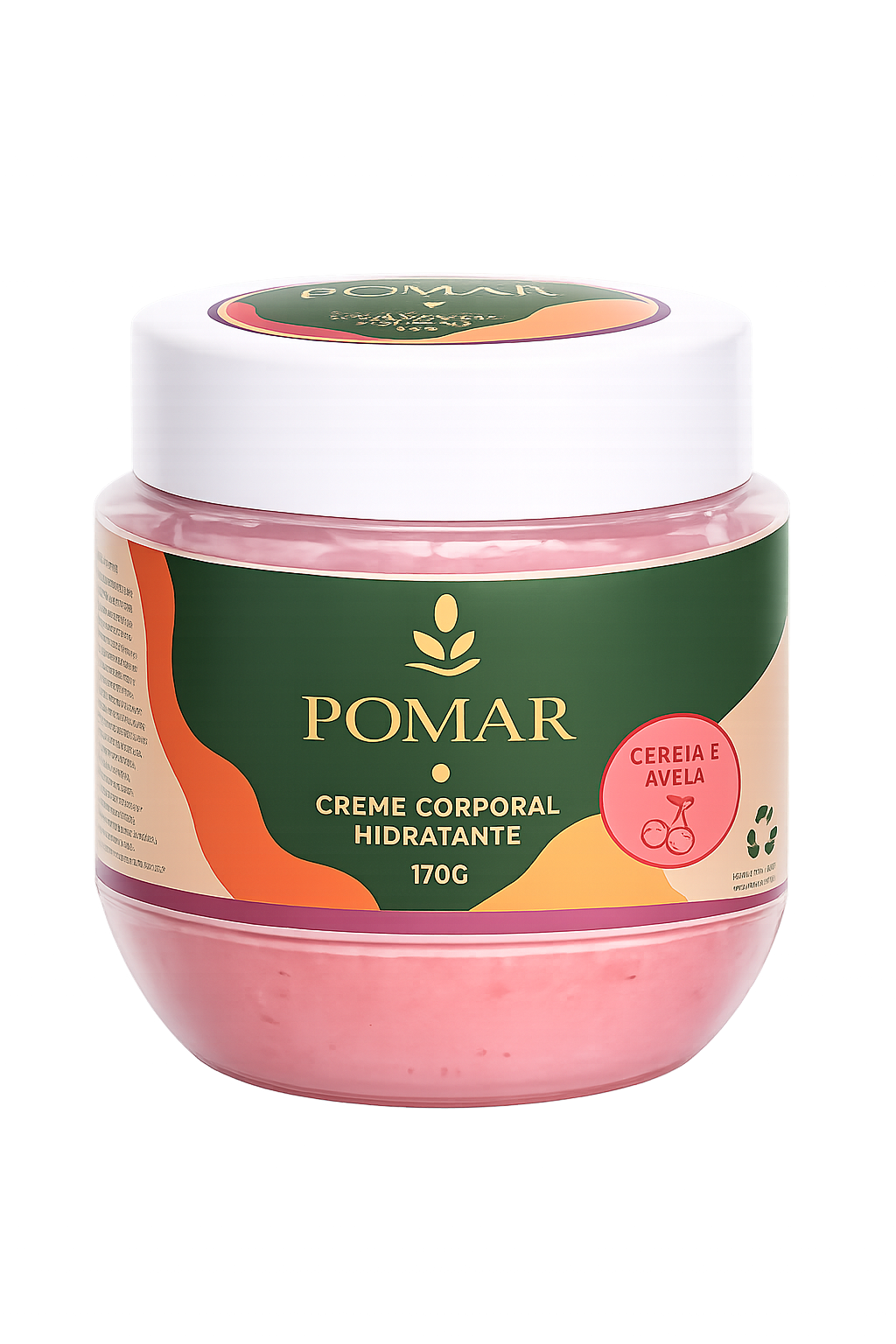 Creme hidratante Pomar Cereja e Avelã 170g