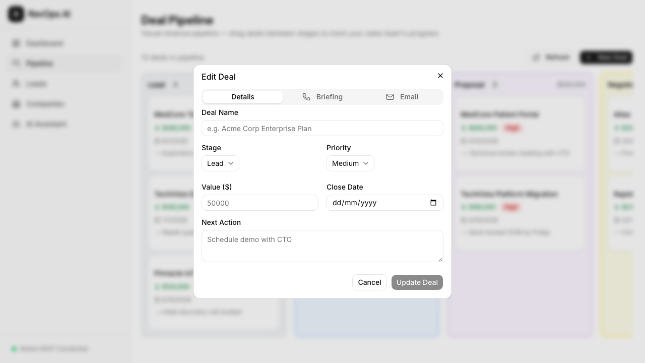 Deal Detail