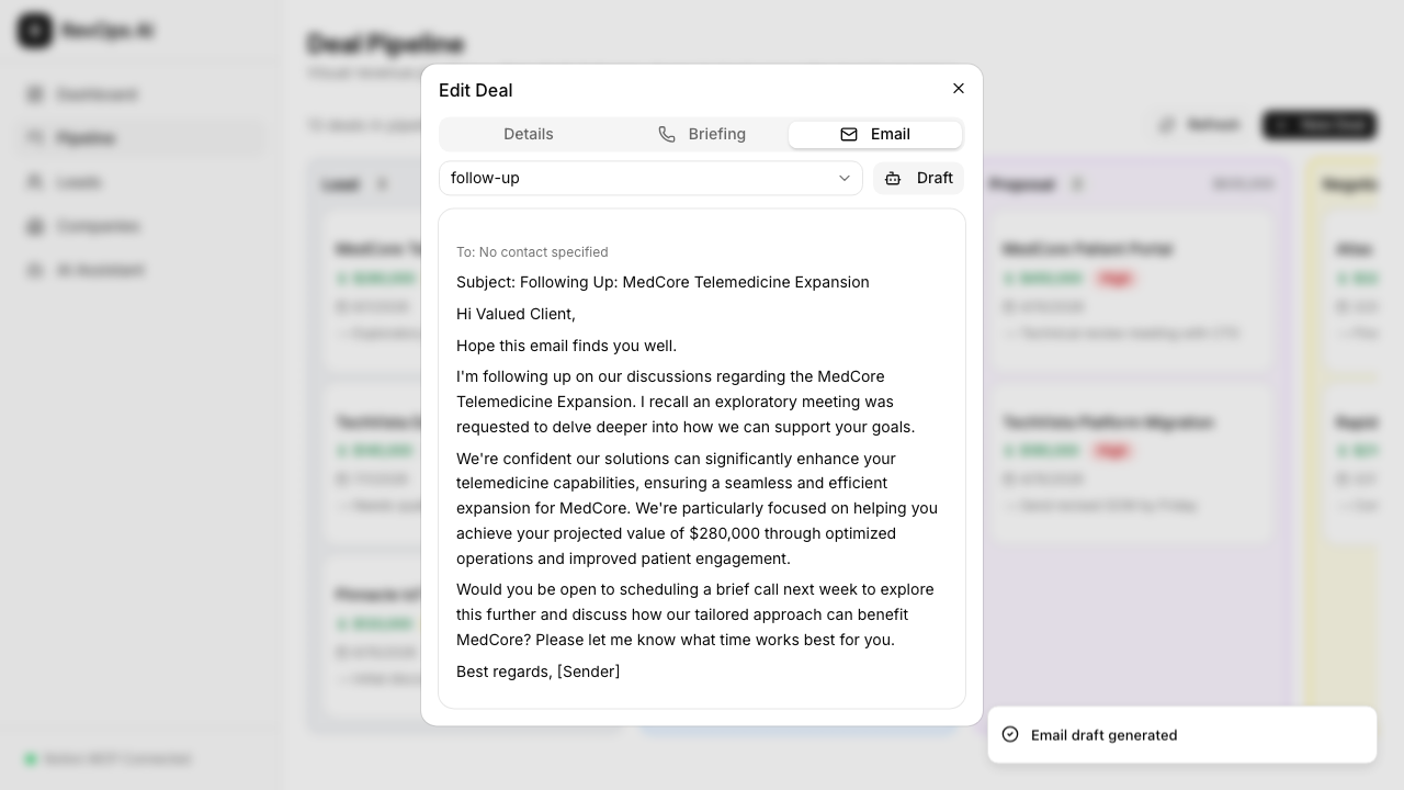 Email Draft