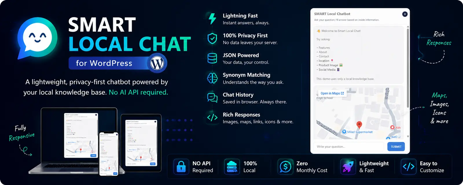 Smart Local Chat for WordPress