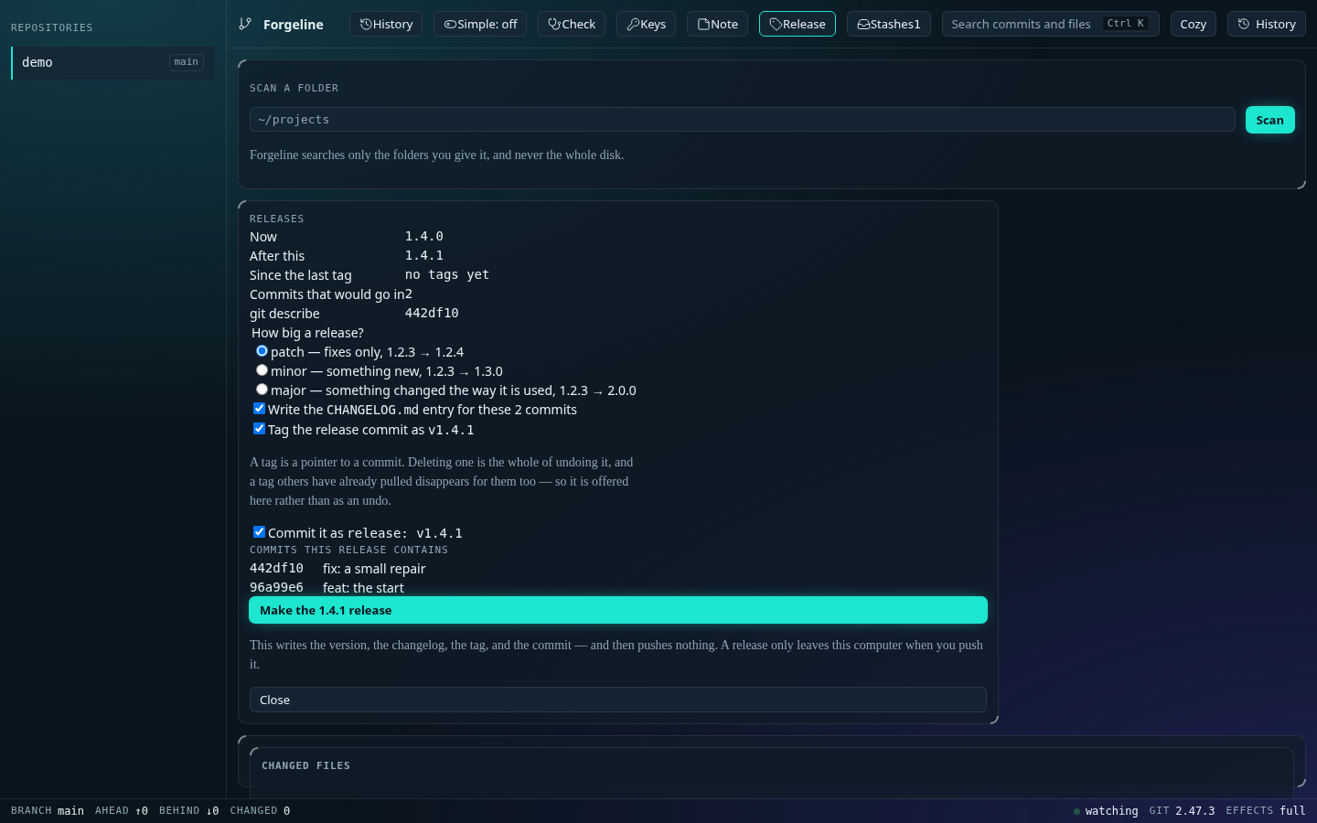 The release manager