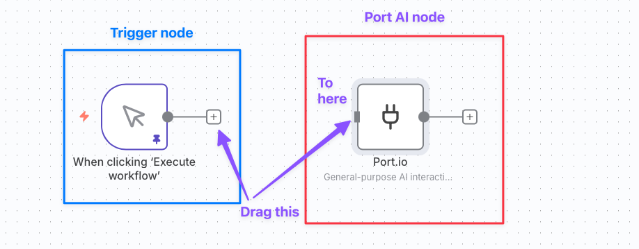 Connect nodes