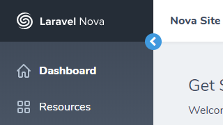 Collapsible sidebar (expanded)