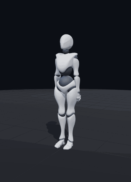Squat rendered from Posecode