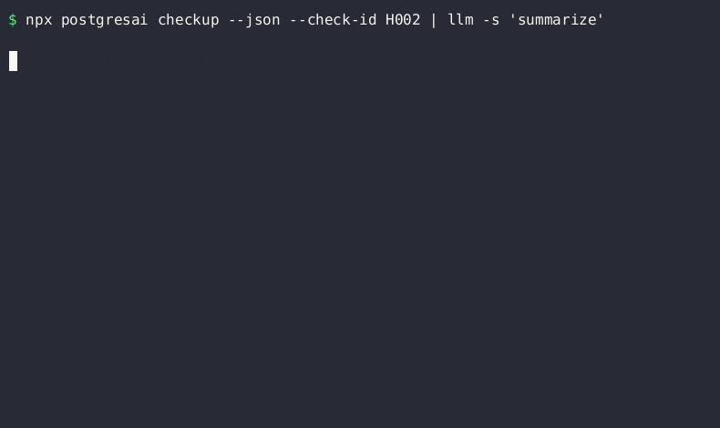 CLI + LLM demo