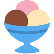 Icecream emoji logo