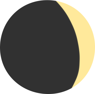 waxing crescent