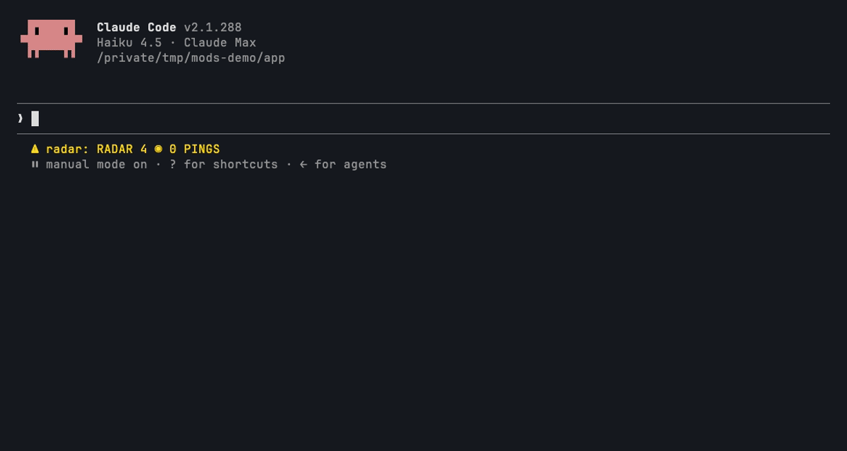 radar pinging a memory on git diff, and the model backing the file up before git checkout --