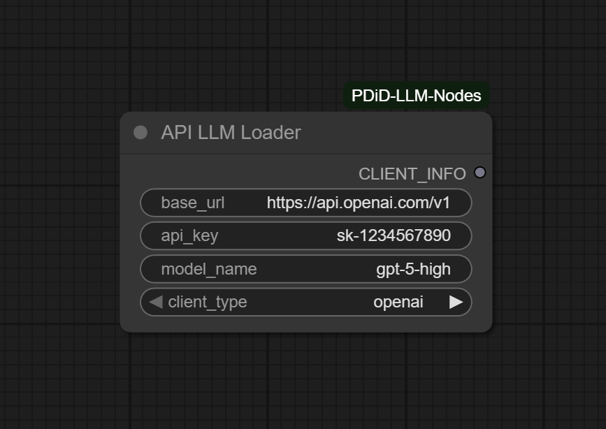 API LLM Loader Screenshot
