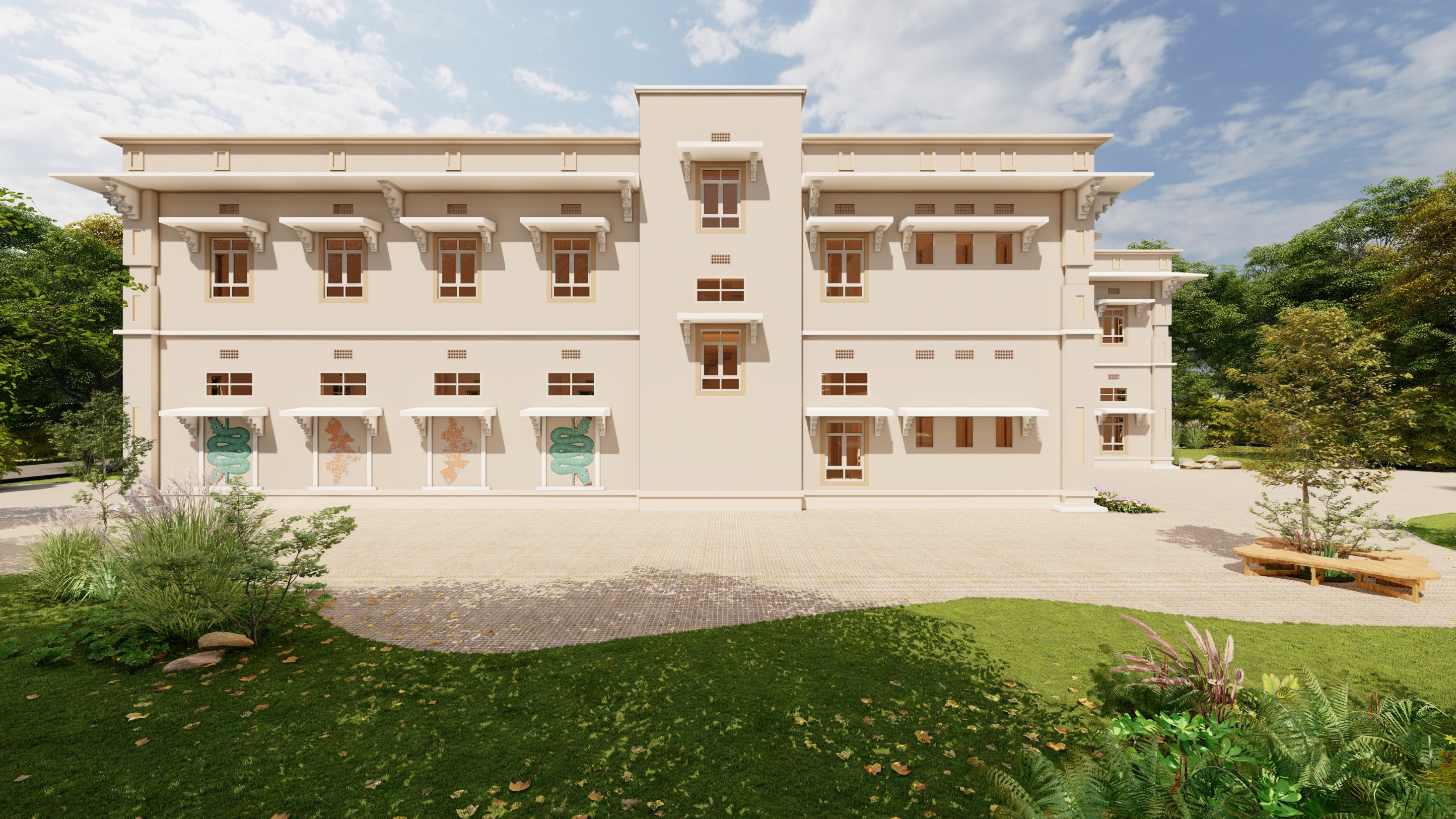 Shantiniketan Kala Building Interior