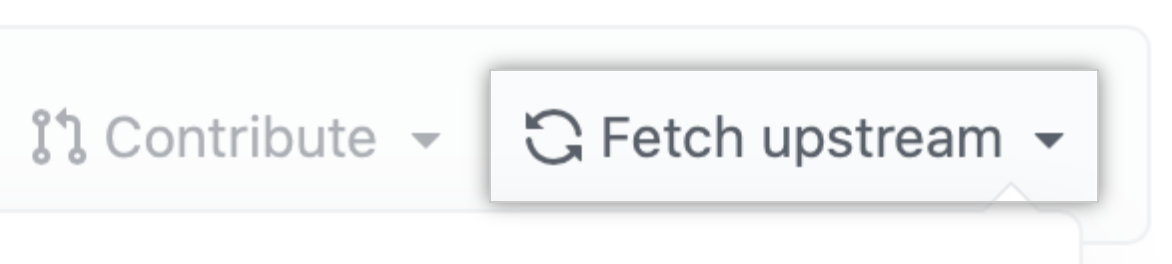 Fetch Upstream