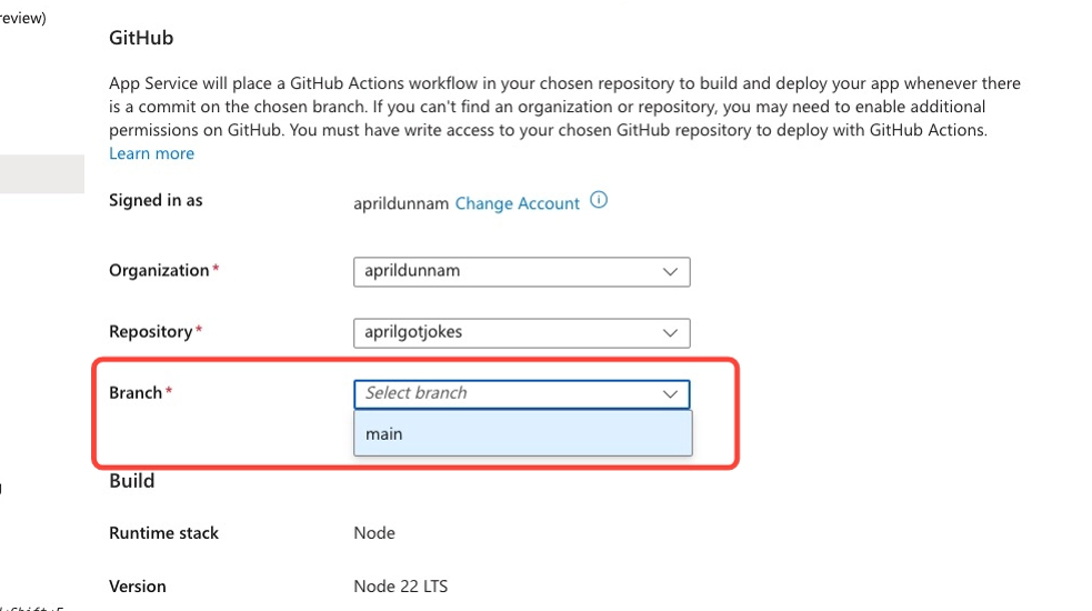 Select Branch