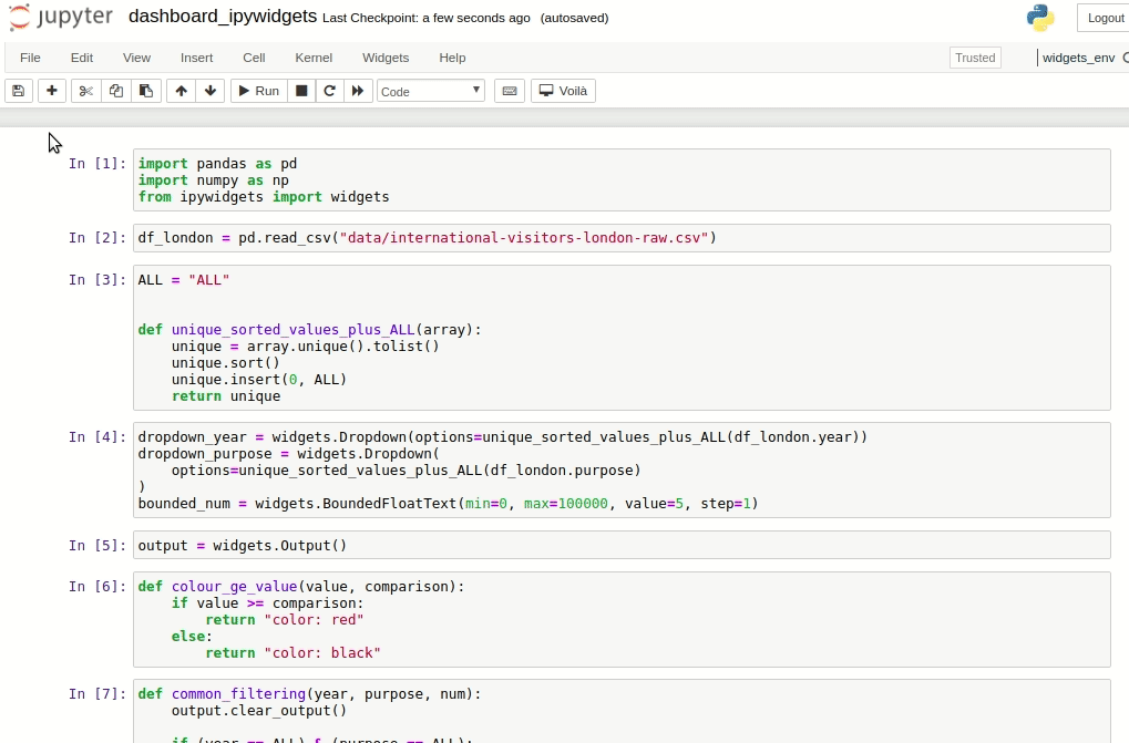 How to Share your Jupyter Notebook with Mercury or Voilà