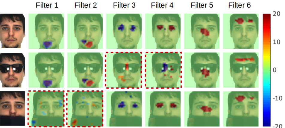 Towards interpretable face recognition
