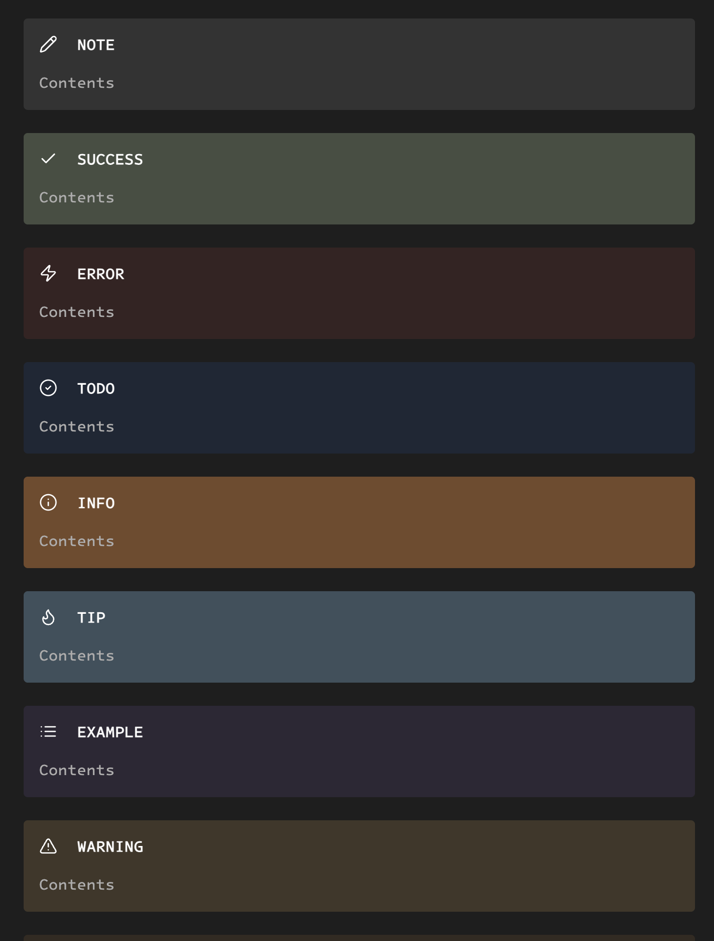 Callouts Part 1