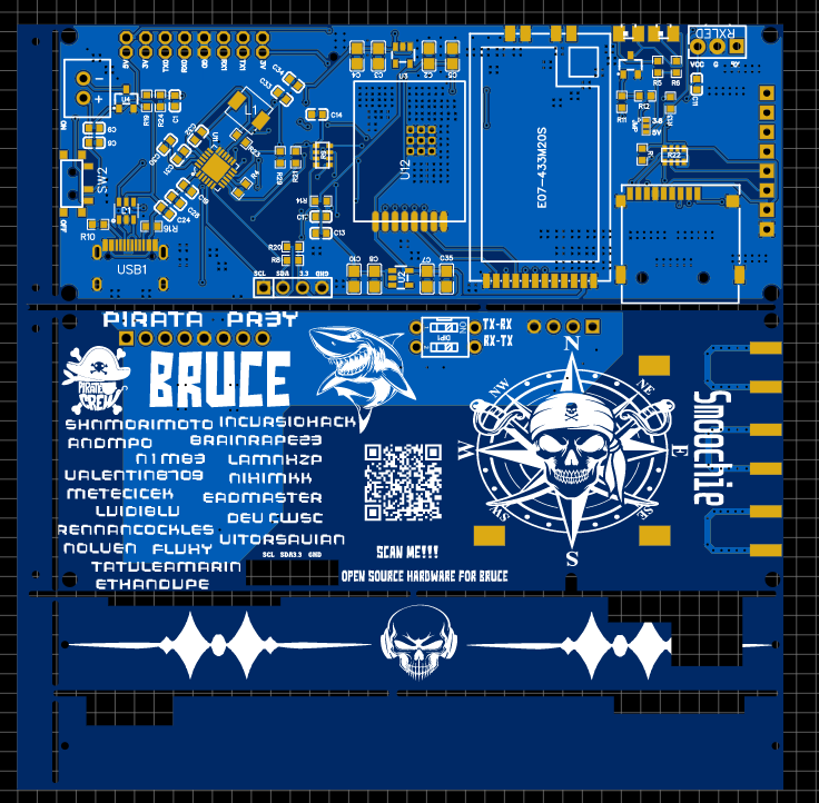 Bruce PCB front