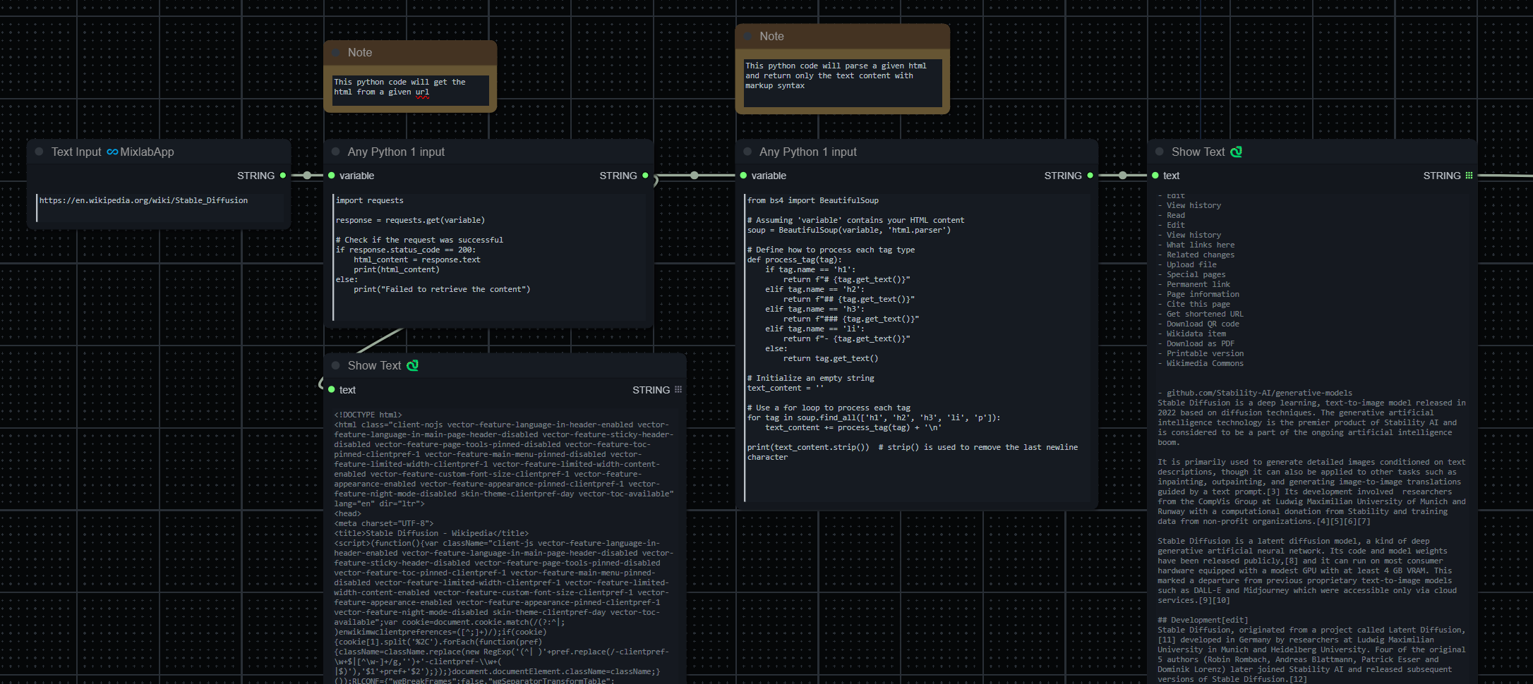 ComfyUI anyPython example workflow