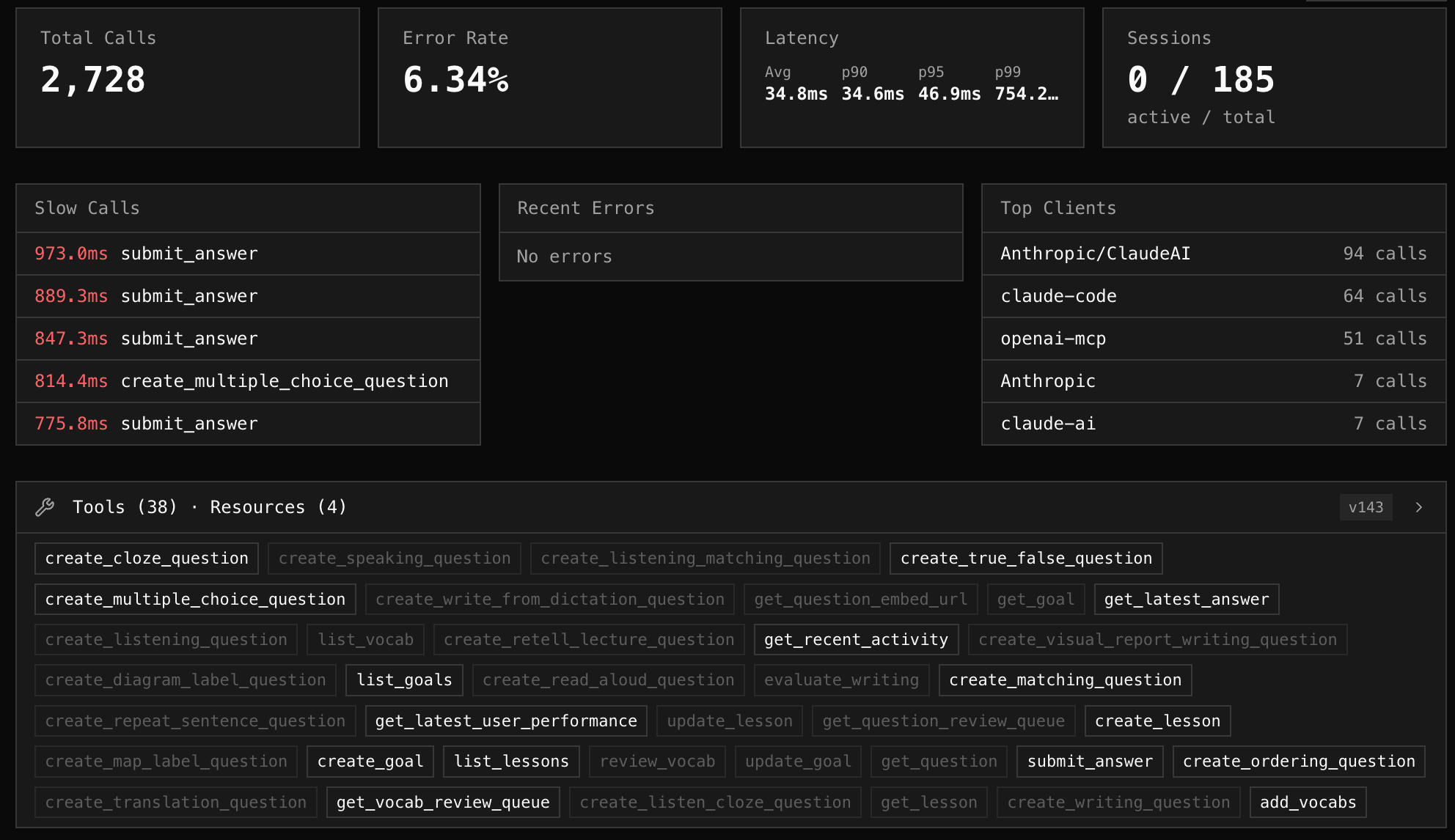 mcpr cloud dashboard