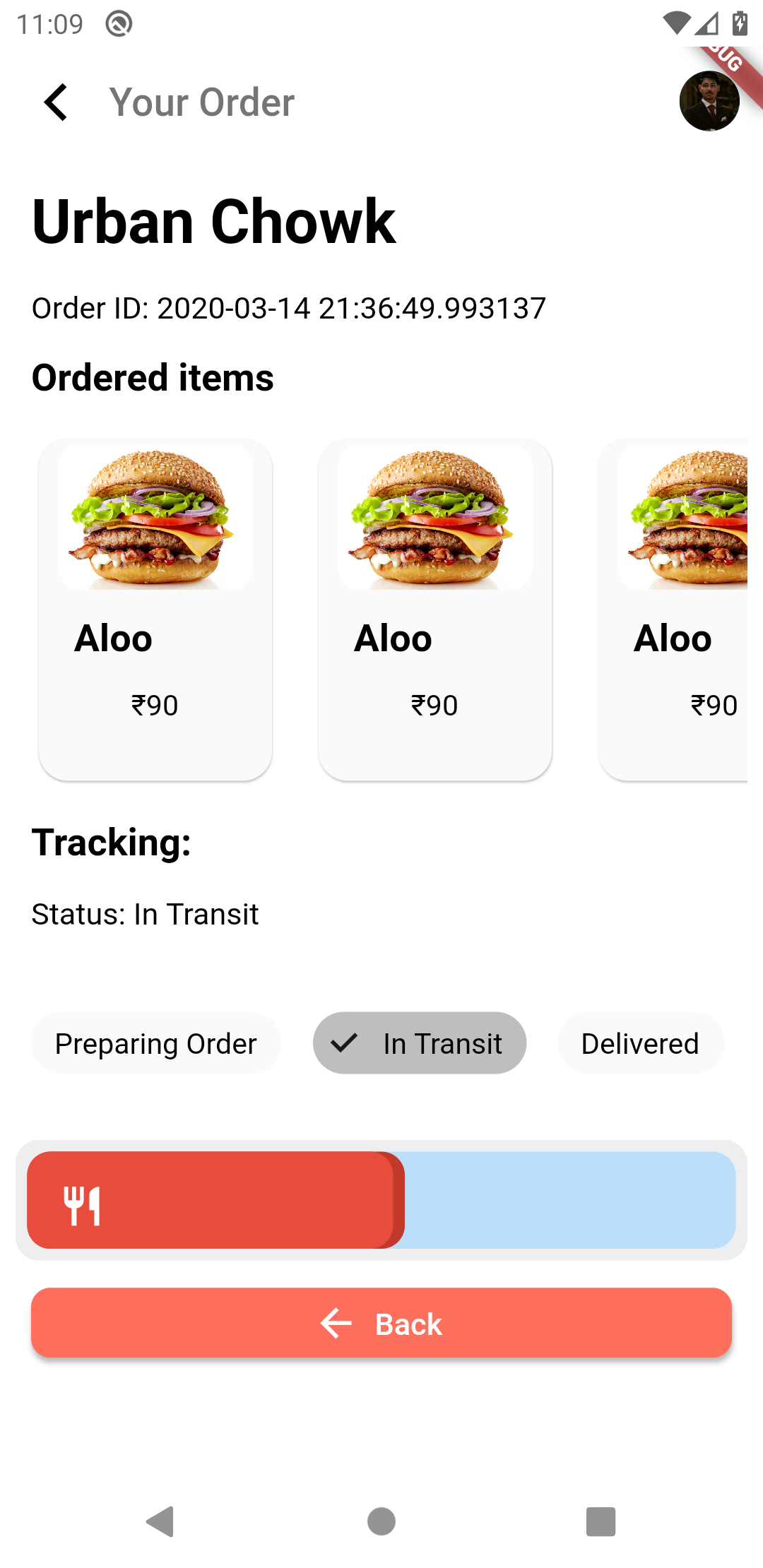 Application alimentaire : interface utilisateur de l'application Flutter Food + base de données - 9